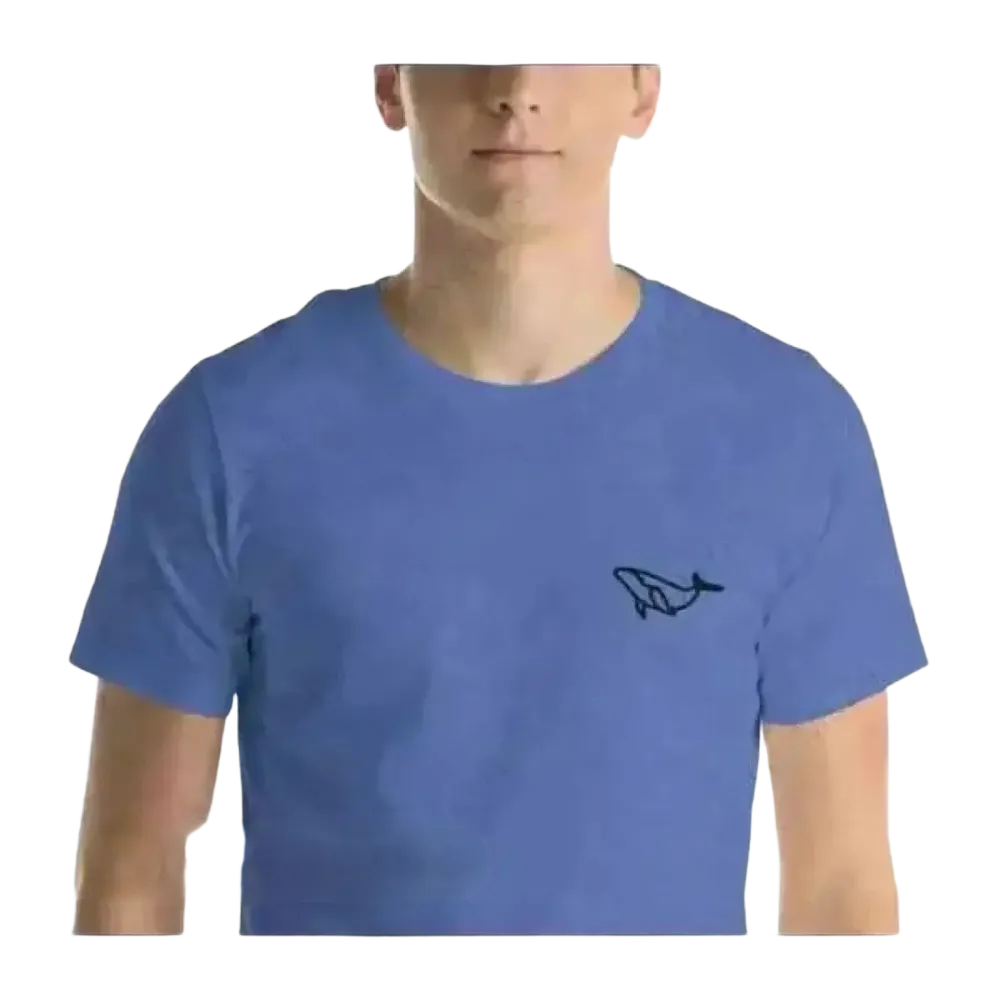 Besticktes Unisex T-Shirt aus 100% Baumwolle in XS bis 5XL, bequemes Shirt für Herren in klassischem Design