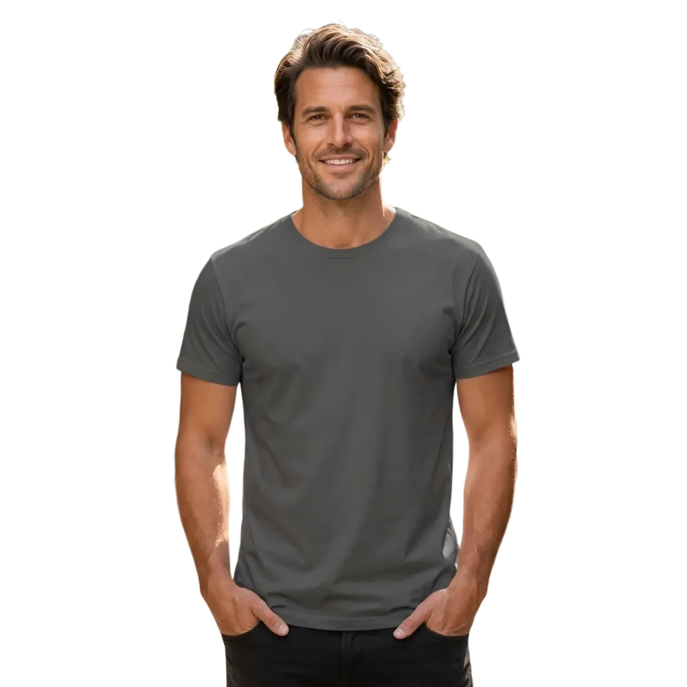 Besticktes Unisex Rundhalsshirt aus 100% Baumwolle in XS-5XL, bequemer Schnitt, mit Stickdesign, für Damen und Herren