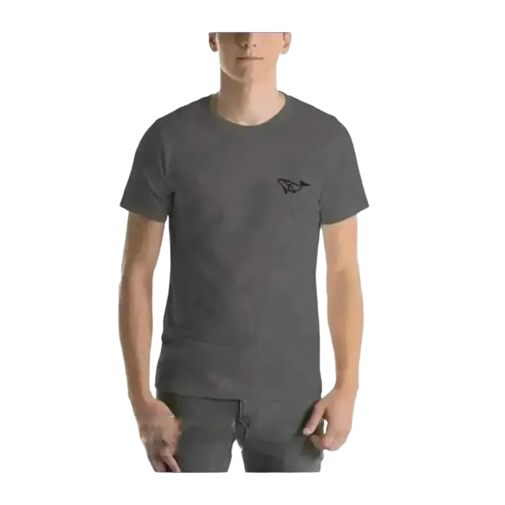 Besticktes Unisex Baumwoll-T-Shirt in XS bis 5XL, bequemes Rundhalsshirt für Damen und Herren, geeignet für jeden Anlass
