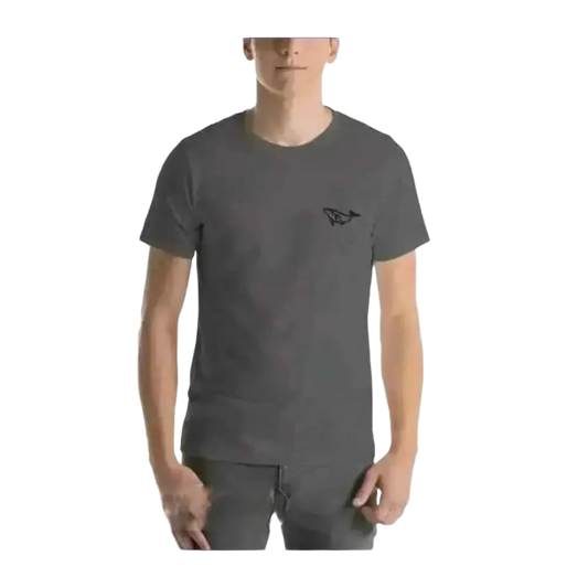 Besticktes Unisex Baumwoll-T-Shirt in XS bis 5XL, bequemes Rundhalsshirt für Damen und Herren, geeignet für jeden Anlass