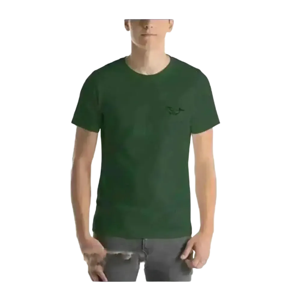 Unisex Besticktes Rundhalsshirt aus 100% Baumwolle, erhältlich in XS bis 5XL, in Schwarz, für jeden Anlass, von BUYATHOME24