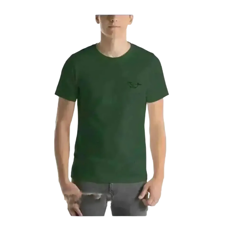 Unisex Besticktes Rundhalsshirt aus 100% Baumwolle, erhältlich in XS bis 5XL, in Schwarz, für jeden Anlass, von BUYATHOME24