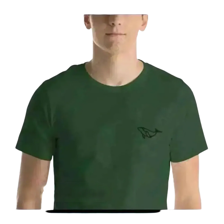Besticktes Unisex T-Shirt aus 100% Baumwolle in XS bis 5XL, bequemes Herren-Shirt für jeden Anlass, mit stilvollen Stickdetails.