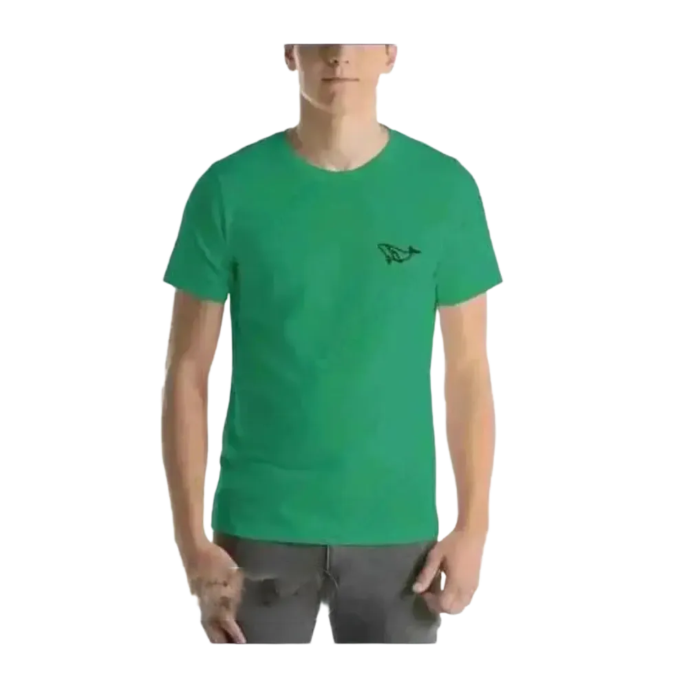 Unisex besticktes Rundhalsshirt aus 100% Baumwolle in XS bis 5XL, angenehmer Schnitt, für jeden Anlass, in verschiedenen Farben