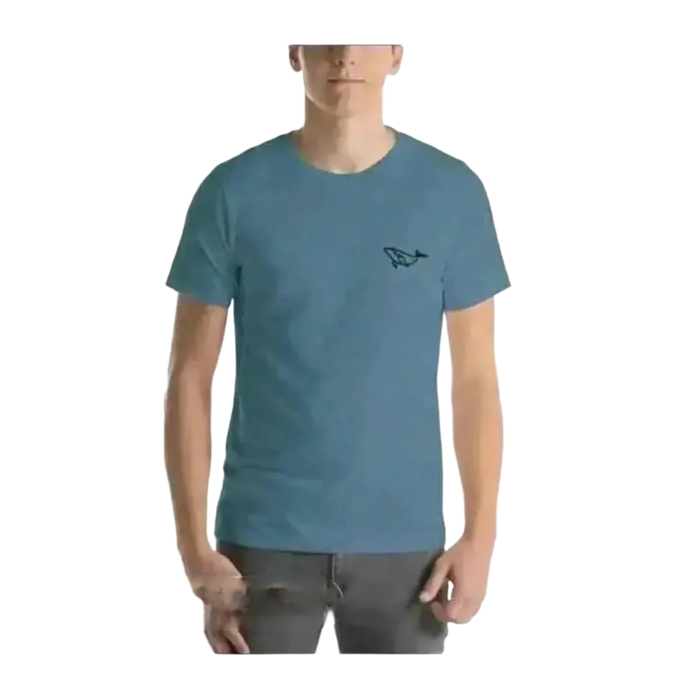 Besticktes Unisex T-Shirt aus 100% Baumwolle in XS bis 5XL, bequemes Herren-Shirt für jeden Anlass, in klassischem Design