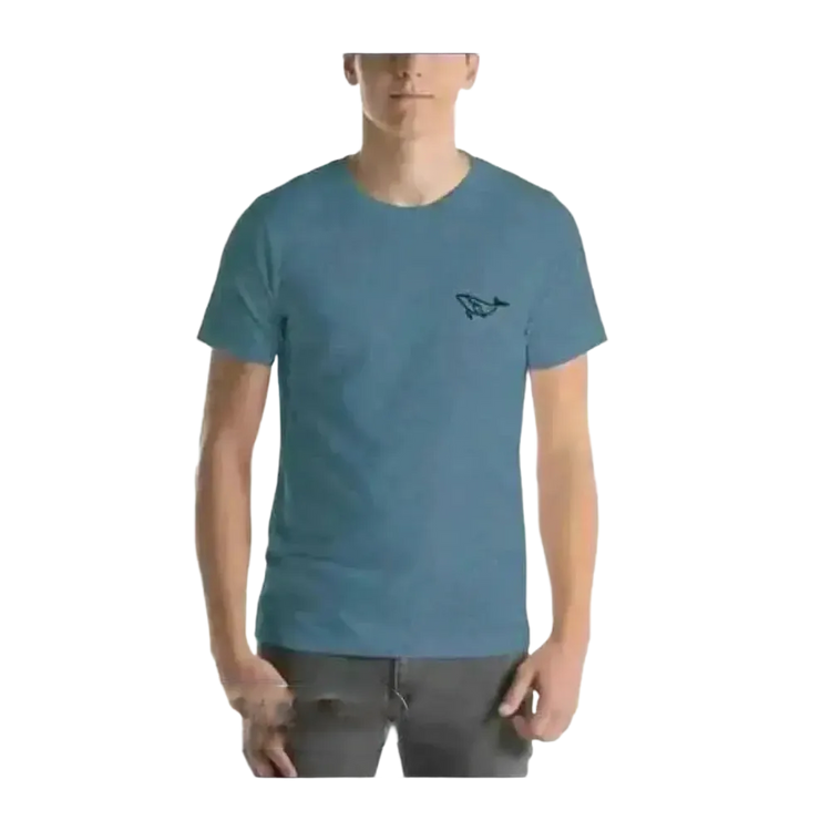Besticktes Unisex T-Shirt aus 100% Baumwolle in XS bis 5XL, bequemes Herren-Shirt für jeden Anlass, in klassischem Design