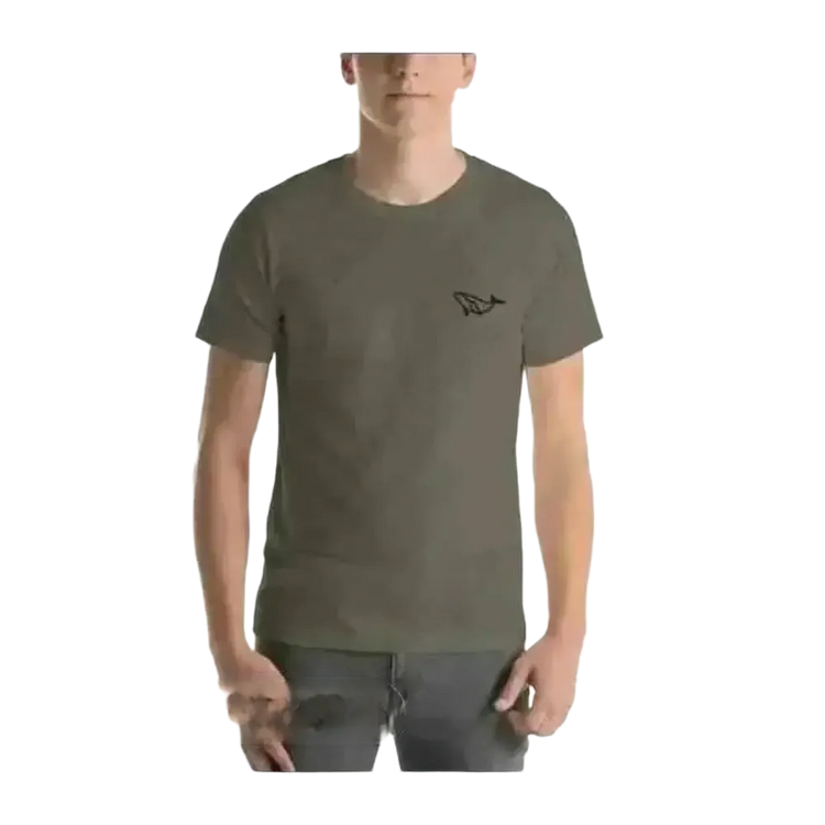 Unisex Rundhalsshirt aus 100% Baumwolle mit Stickerei, in XS bis 5XL, bequemes T-Shirt für Damen und Herren.