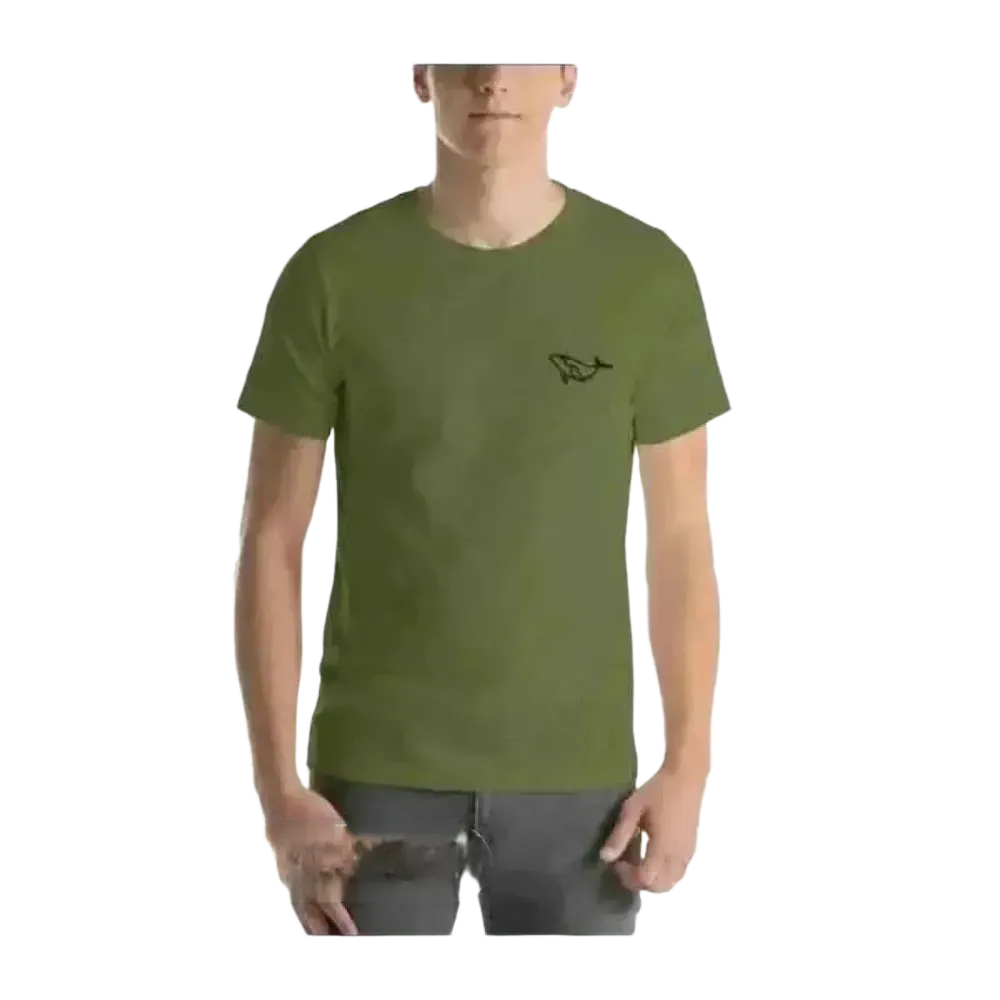 Unisex Rundhalsshirt aus 100% Baumwolle mit Stickerei, in XS bis 5XL, bequemes T-Shirt für Männer und Frauen.