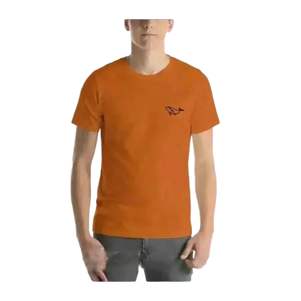 Unisex T-Shirt aus 100% Baumwolle mit Stickerei, in XS bis 5XL, bequemes Shirt für jeden Anlass, von BUYATHOME24.