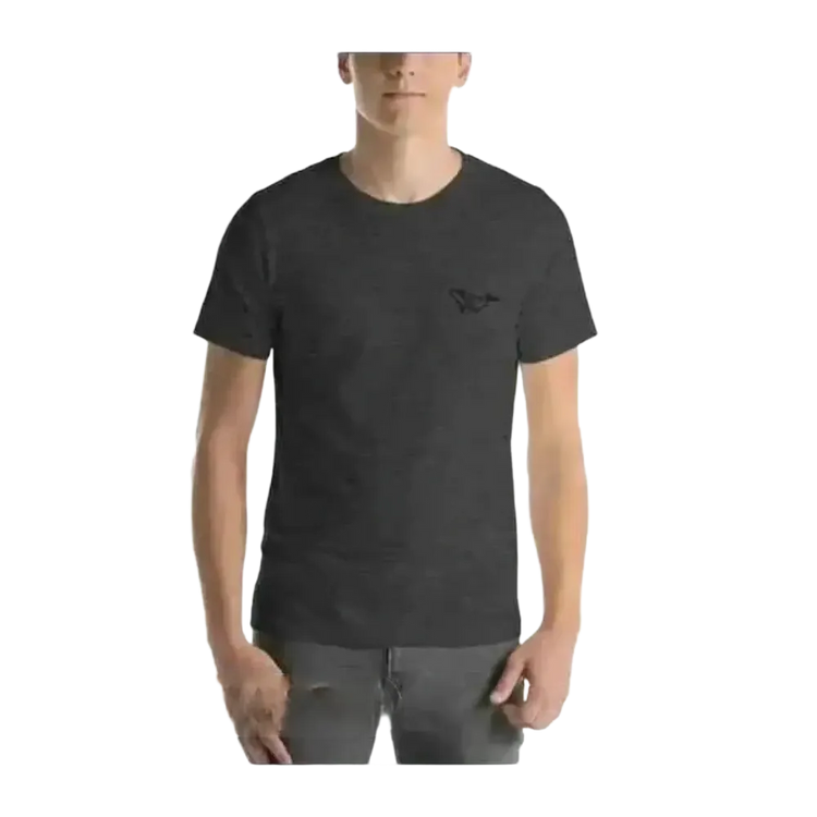 Unisex Rundhalsshirt aus 100% Baumwolle mit Stickerei in verschiedenen Größen XS bis 5XL, bequemes T-Shirt für jeden Anlass