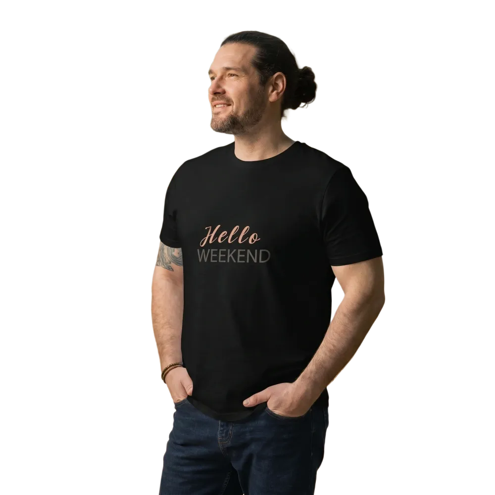 Unisex Baumwoll-Rundhalsshirt mit Grafik-Print, in S bis 2XL, bei BUYATHOME24, modisches T-Shirt für Damen und Herren
