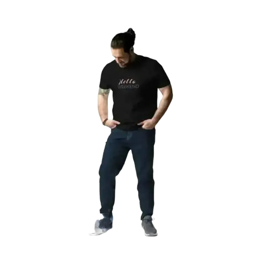 Unisex Baumwoll Rundhalsshirt von BUYATHOME24 mit grafischem Druck, in S bis 2XL, für jeden Anlass, bequem und stilvoll.