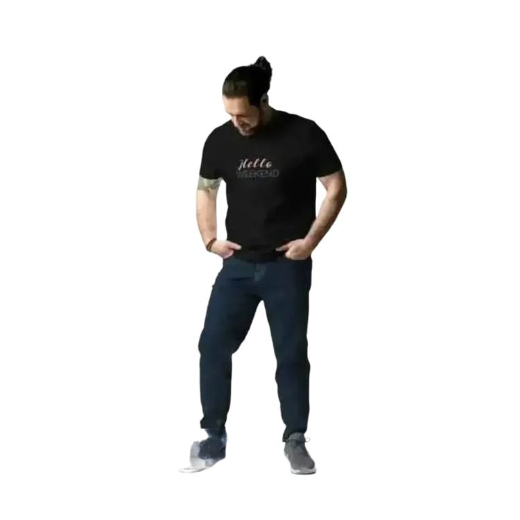 Unisex Baumwoll Rundhalsshirt von BUYATHOME24 mit grafischem Druck, in S bis 2XL, für jeden Anlass, bequem und stilvoll.
