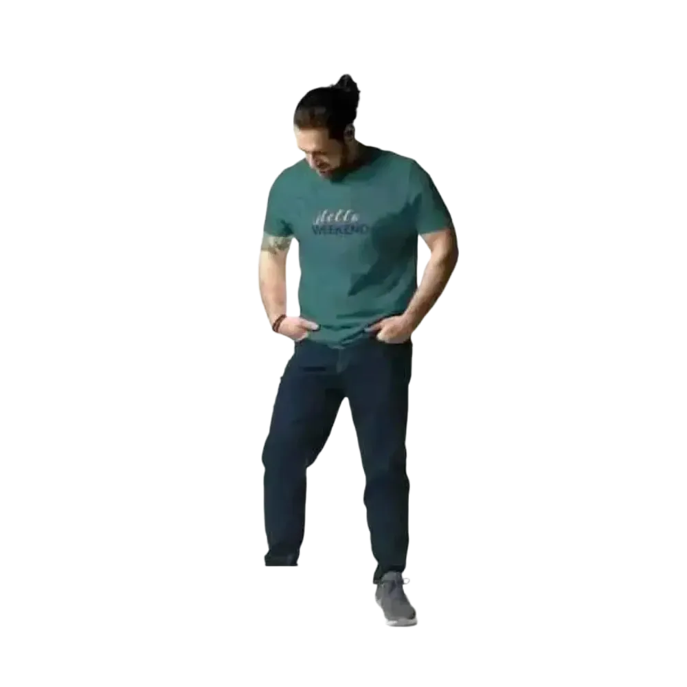 Grafik Unisex T-Shirt aus Baumwolle in S bis 2XL, bequemer Schnitt, mit auffälligem Grafik-Print, für Männer und Frauen