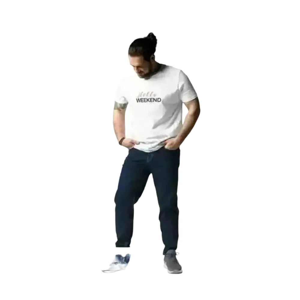 Unisex Baumwoll-Rundhalsshirt mit Grafik-Print, in S bis 2XL, für Männer und Frauen, bequemes T-Shirt von BUYATHOME24