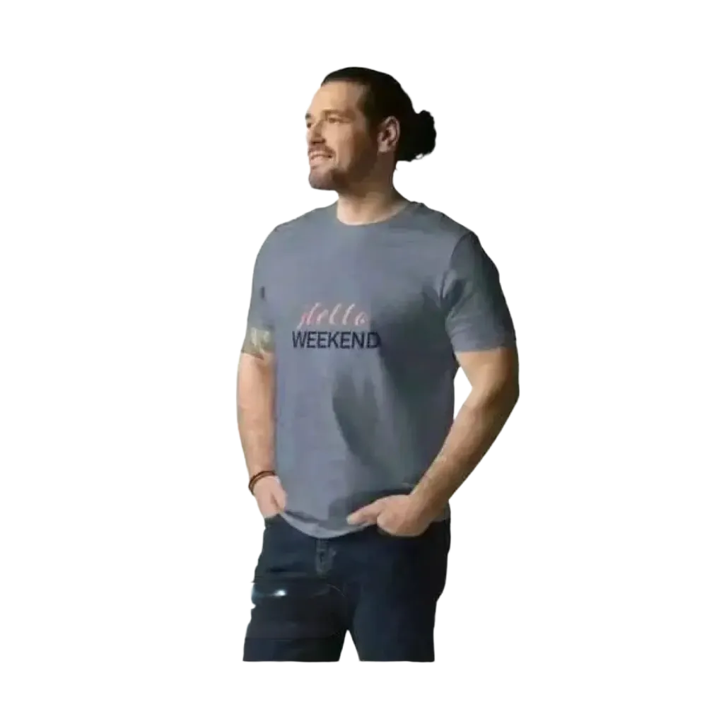 Unisex Rundhalsshirt aus Baumwolle mit grafischem Design, in verschiedenen Größen, kurzärmelig, hochwertiges T-Shirt von BUYATHOME24
