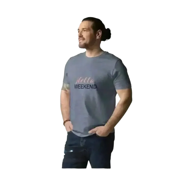 Unisex Rundhalsshirt aus Baumwolle mit grafischem Design, in verschiedenen Größen, kurzärmelig, hochwertiges T-Shirt von BUYATHOME24