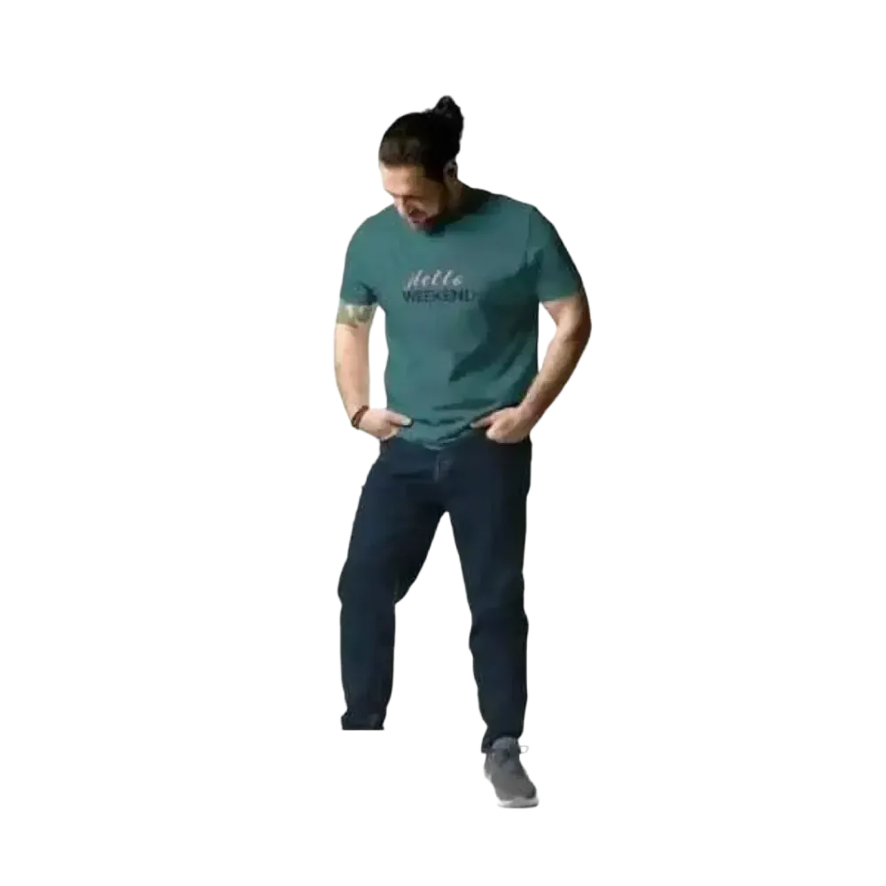 Unisex Baumwoll-Rundhalsshirt mit Grafik, kurze Ärmel, in verschiedenen Größen, bequem und stilvoll für Männer und Frauen.