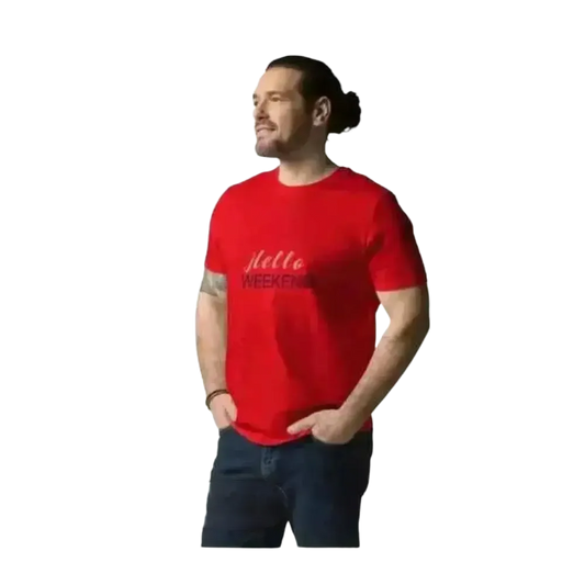 Unisex Rundhalsshirt aus Baumwolle mit Grafik, kurzärmlig, in verschiedenen Größen, bequemes T-Shirt von BUYATHOME24