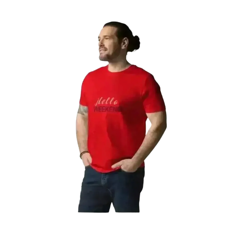 Unisex Rundhalsshirt aus Baumwolle mit Grafik, kurzärmlig, in verschiedenen Größen, bequemes T-Shirt von BUYATHOME24