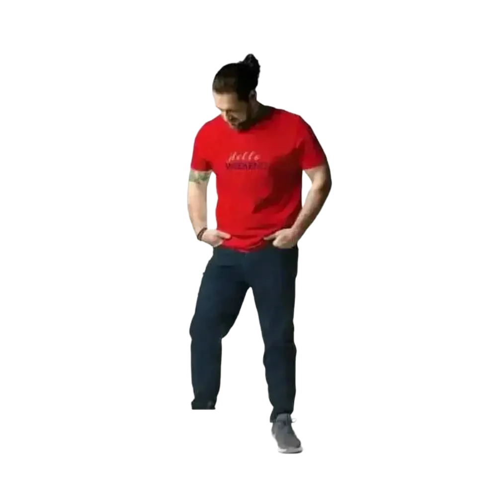 Unisex Grafik T-Shirt aus Baumwolle in verschiedenen Größen, Kurzarm, Rundhals, bequemes Herren-T-Shirt von BUYATHOME24