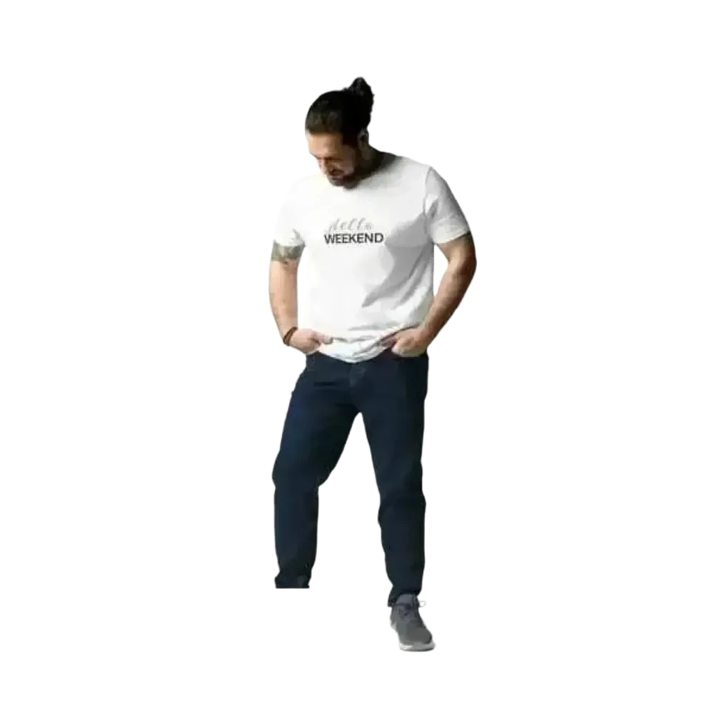 Unisex Baumwoll Rundhalsshirt mit Grafik, Kurzarm, in verschiedenen Größen, modisches T-Shirt von BUYATHOME24.