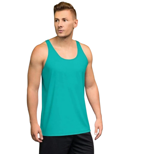 Unisex Sport Tanktop von BUYATHOME24, elastisch, für Herren, in XS bis 2XL, bequemes Achselshirt für Sport und Freizeit