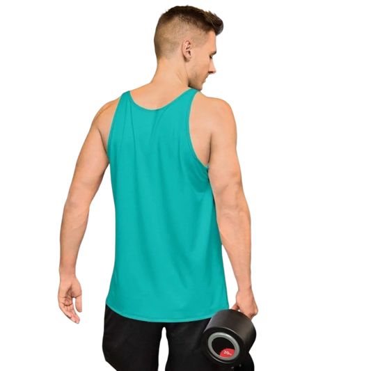 Unisex Sport Tanktop von BUYATHOME24, elastisches Achselshirt, Herren, in XS bis 2XL, sportlich und bequem.