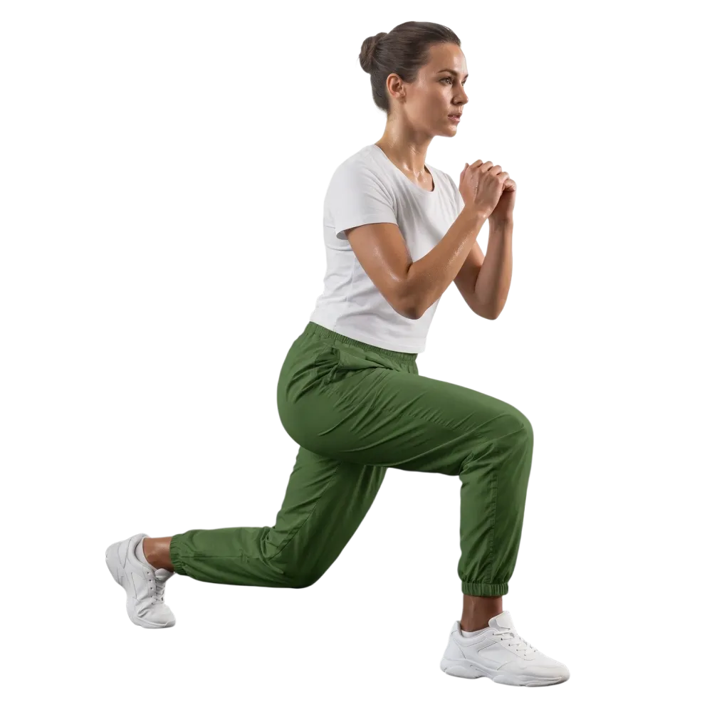 Unisex Trainingshose von BUYATHOME24, wasserabweisend, bedruckbar, aus Polyester, in XS bis 3XL, bequem und sportlich.