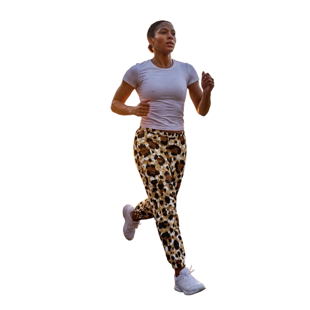 Unisex Trainingshose mit Leopardenmuster in XS-3XL, bequem und stylish, perfekt für Sport und Freizeit, von BUYATHOME24.