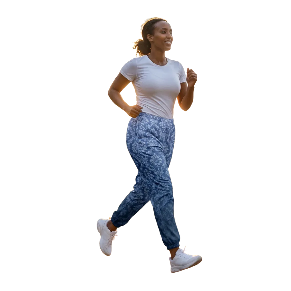 Unisex Trainingshose aus Polyester mit Reißverschlusstaschen in XS-3XL, bequem und sportlich, in verschiedenen Farben.