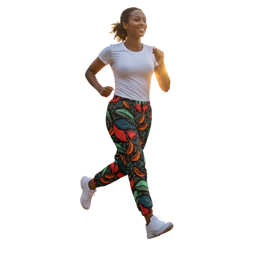 Unisex Trainingshose aus Polyester mit Reißverschlusstaschen, in XS bis 3XL, bequem und sportlich, von BUYATHOME24