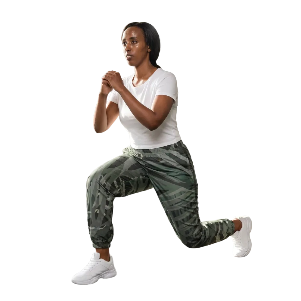 Unisex Sporthose von BUYATHOME24, wasserabweisend und atmungsaktiv, in XS bis 3XL, zeigt die bequeme Passform und Material.
