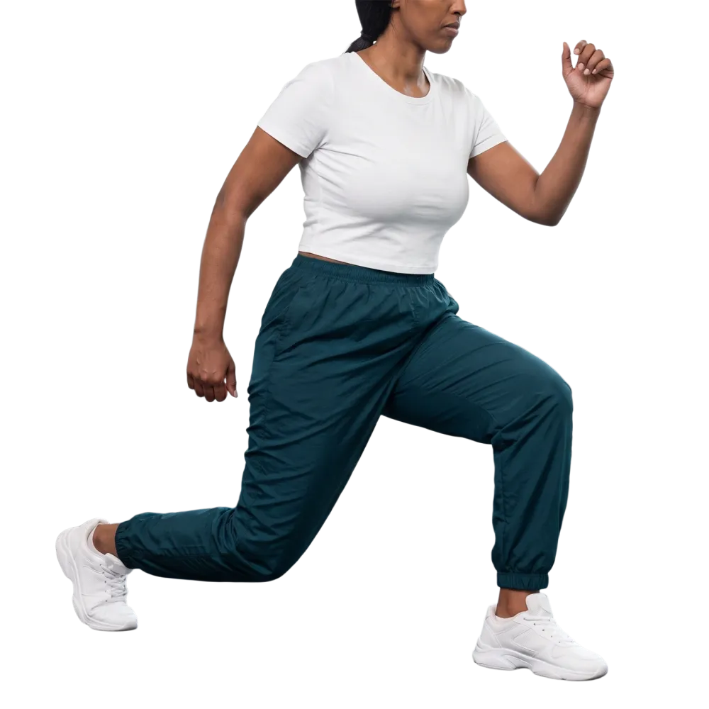 Unisex Trainingshose von BUYATHOME24, wasserabweisend und schnelltrocknend, in XS-3XL, bedruckbar, bequem und sportlich.
