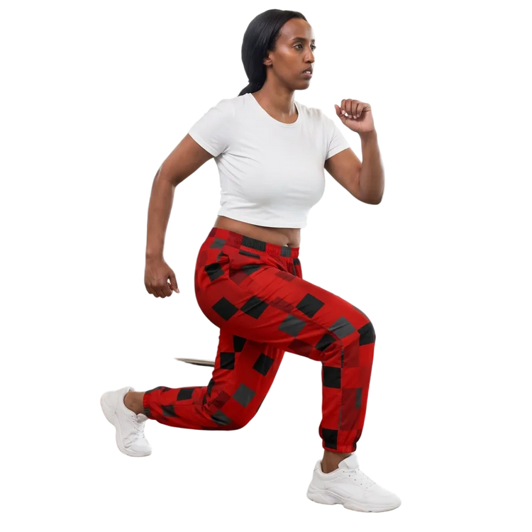 Unisex Trainingshose mit Allover-Print, wasserabweisend und schnelltrocknend, in XS bis 3XL, von BUYATHOME24.