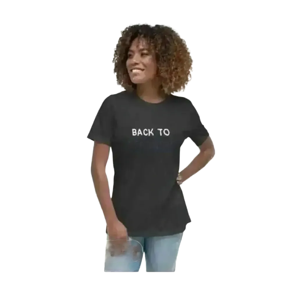 Dunkelgraues Damen Baumwoll-T-Shirt mit Grafik, kurzärmlig, Rundhals, in S-3XL, stilvolles Damen T-Shirt von BUYATHOME24