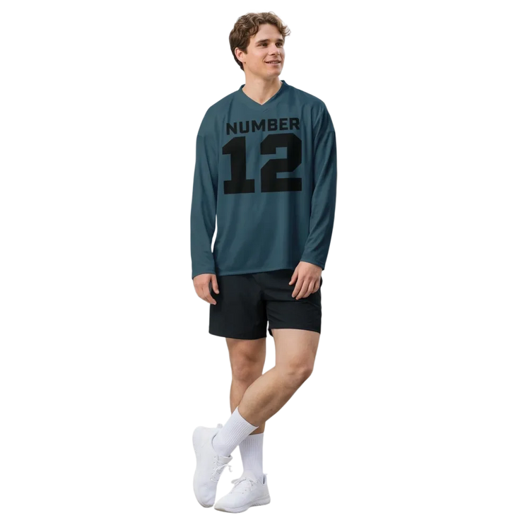 Unisex V-Ausschnitt T-Shirt mit Grafik, UPF50+, aus Trikotstoff, in verschiedenen Größen, ideal für Freizeit und Sport.