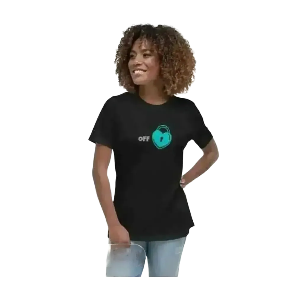 Damen Grafik T-Shirt aus Baumwolle, Kurzarm, Rundhals, in S-3XL, stilbewusste Frauen, modisches Design von BUYATHOME24