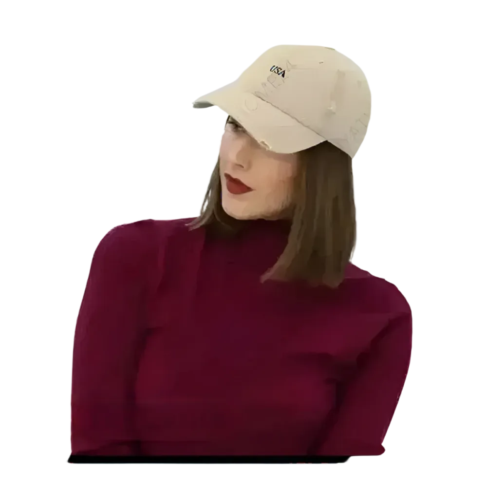 Vintage Baseball Cap von BUYATHOME24, unisex Sommer-Basecap in 48-55 cm für Herren und Damen, sportlich und bequem.