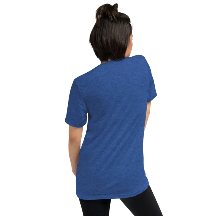 Vintage Look Damen T-Shirt von BUYATHOME24 mit Queen-Print, unisex Tri-Blend, ideal als Geburtstagsgeschenk, in XS bis 4XL.