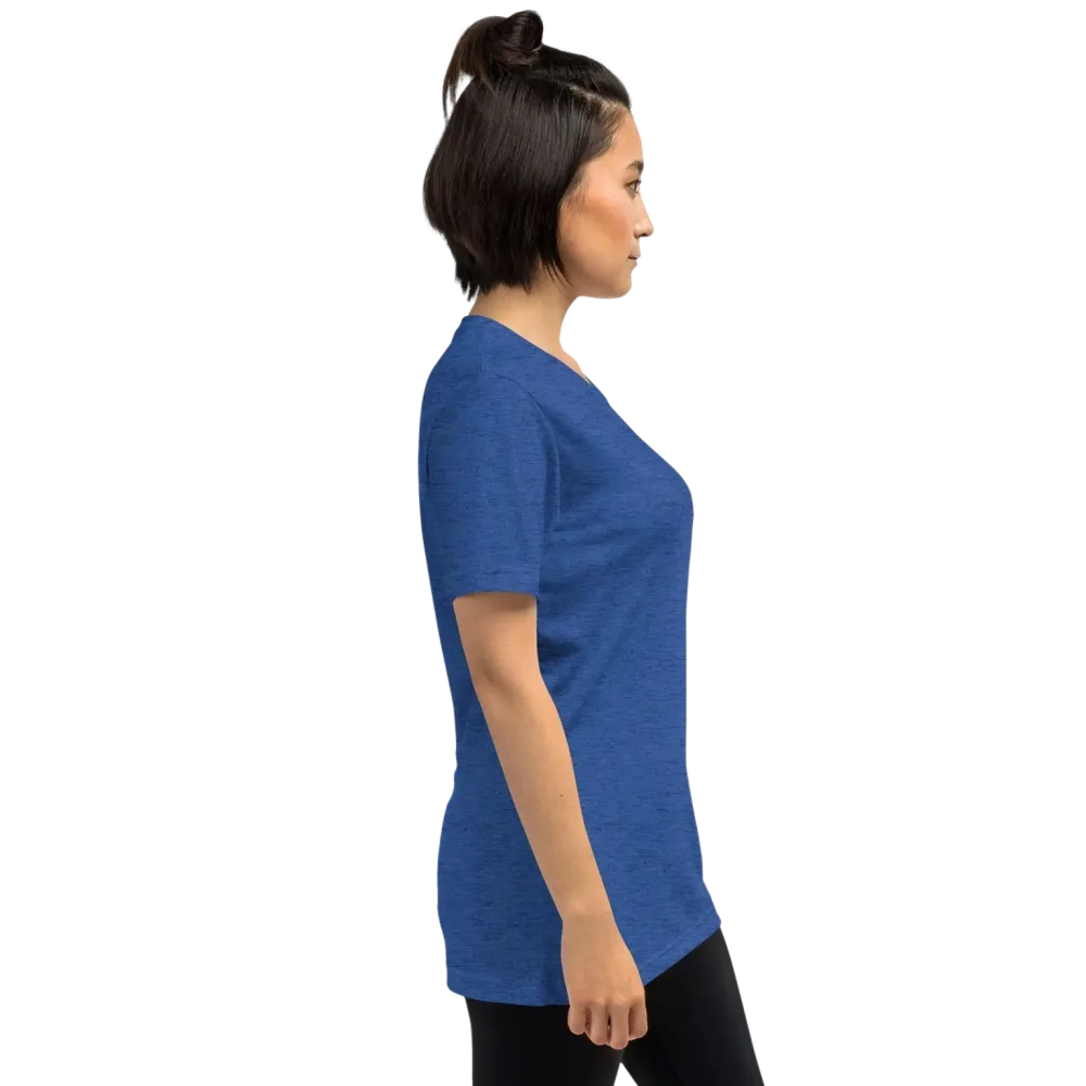 Unisex Vintage Look T-Shirt von BUYATHOME24 in Royalblau, Damen T-Shirt, bequemes Tri-Blend Material, Geburtstagsgeschenk, XS-4XL