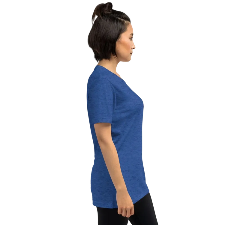 Unisex Vintage Look T-Shirt von BUYATHOME24 in Royalblau, Damen T-Shirt, bequemes Tri-Blend Material, Geburtstagsgeschenk, XS-4XL