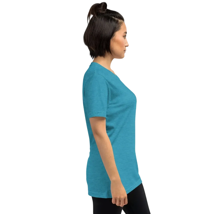 Unisex Vintage Look T-Shirt in Aqua mit Queen-Design, Damen T-Shirt von BUYATHOME24,XS-4XL, bequem und modisch.
