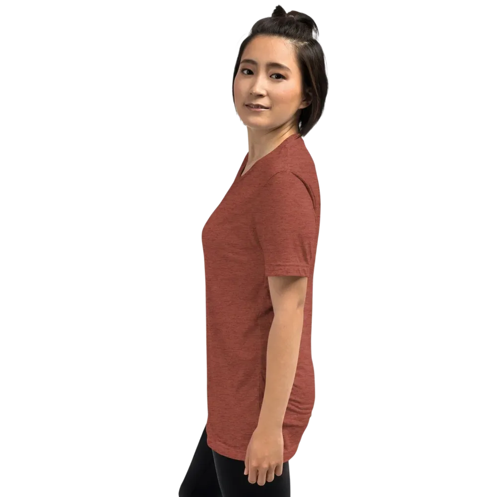 Vintage Look Damen T-Shirt von BUYATHOME24 mit Geburtstagsmotiv, unisex Tri-Blend in Clay, erhältlich in XS bis 4XL