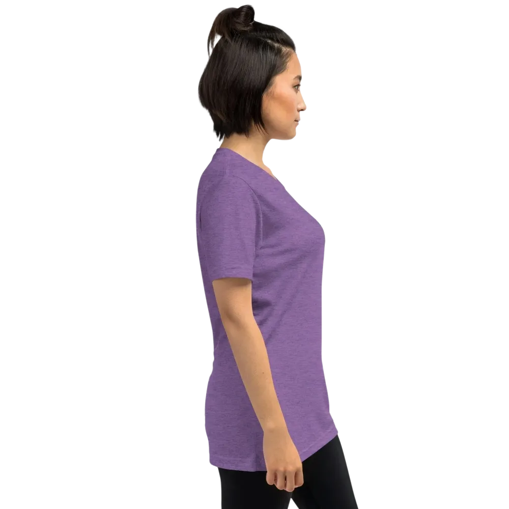 Unisex Vintage Look T-Shirt in Lila, Damen T-Shirt von BUYATHOME24, hochwertiger Tri-Blend Stoff, bequemes Geburtstagsgeschenk