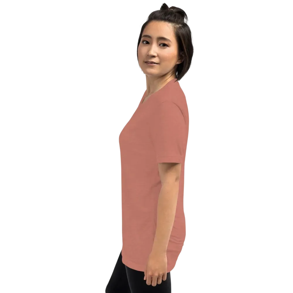Vintage Look Damen T-Shirt von BUYATHOME24 in Mauve, Unisex Tri-Blend, ideal als Geburtstagsgeschenk, in XS bis 4XL