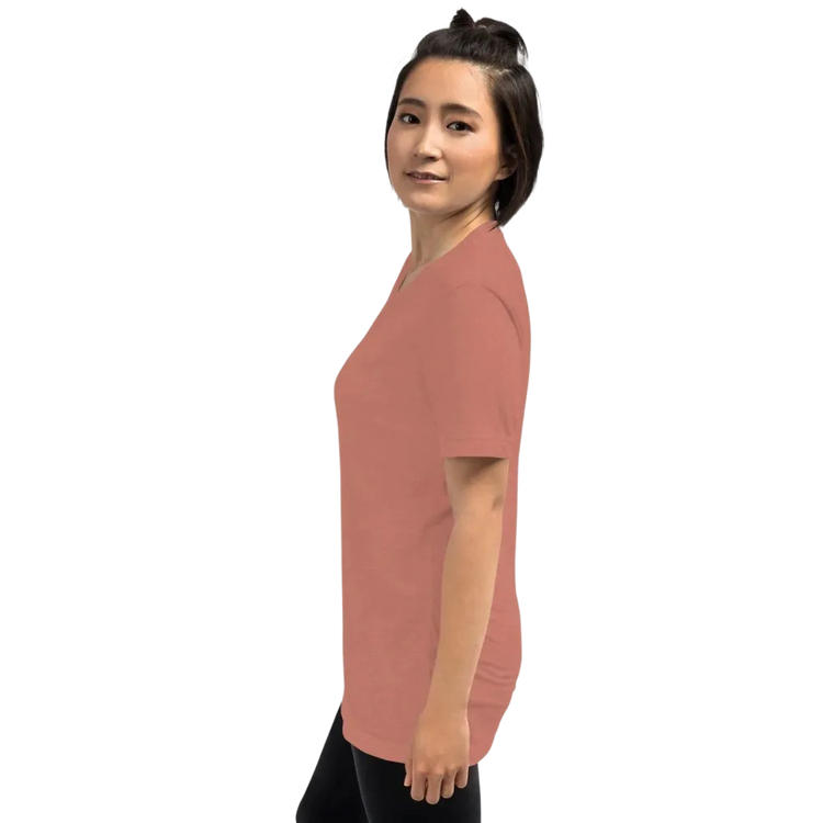 Vintage Look Damen T-Shirt von BUYATHOME24 in Mauve, Unisex Tri-Blend, ideal als Geburtstagsgeschenk, in XS bis 4XL