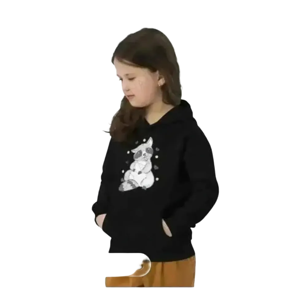 Grafik Mädchen Hoodie aus Baumwolle für Kinder 4-12 Jahre, bequemer Kapuzenpullover für Mädchen.