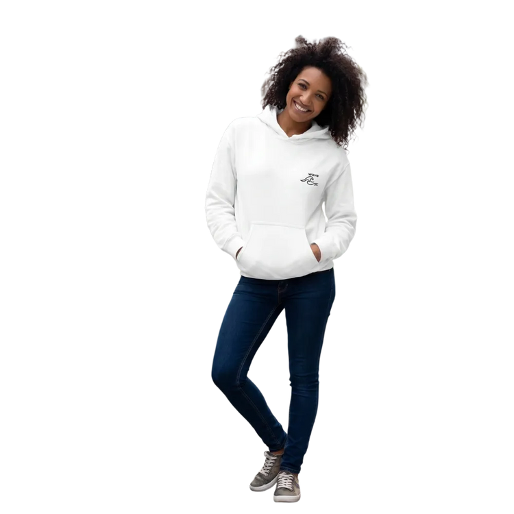 Unisex Stick Hoodie mit Wave Grafik aus Baumwolle in S-5XL, bequemer Kapuzenpullover in verschiedenen Größen.