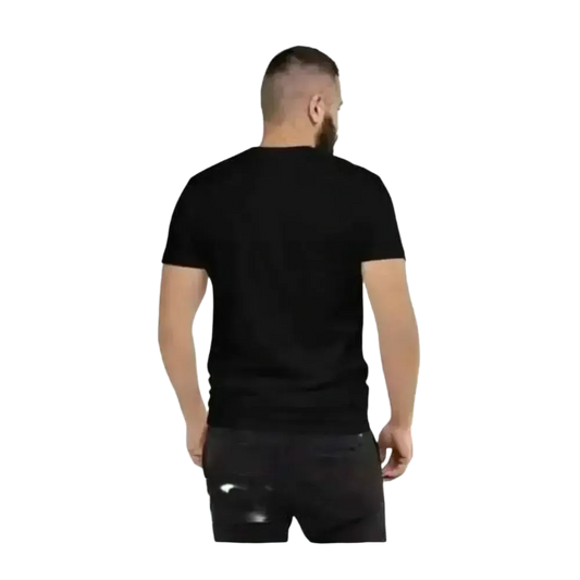 Weißes Weihnachts-Rundhalsshirt von BUYATHOME24, Kurzarm, Baumwolle, Unisex, vielseitiges Design in XS bis 3XL.
